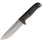 Reiff VN119GCMBLKA Vicon Stonewash MagnaCut Clip Point Fixed Blade Knife Green Micarta Handles