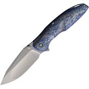 Remette RTCLT3 Cool Whale M390 Framelock Knife Lightning Strike Titanium Handles