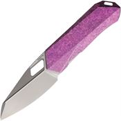Remette RTWPIP Woodpecker M390 Linerlock Knife Pink Titanium Handles