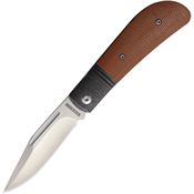 Rough Rider 2698 Satin Slip Joint Bronze Canvas Micarta Handles
