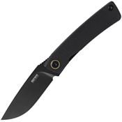 SRM 105MGB Air Blackwash 14C28N Linerlock Knife Black G10 Handles