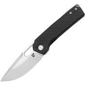 Vanguard G029 Breaker Satin S35VN Drop Point Linerlock Knife Carbon Fiber Handles