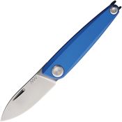 Acta Non Verba 050014 Z050 Stonewash Slip Joint Blue Aluminum Handles