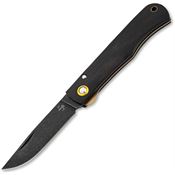 Boker Plus P01BP0042 Rusticus Medium Black StonewashLinerlock Knife Ebony Wood Handles