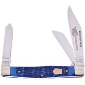 Buckcreek International 659CB Big Diamondback Blue Bone Handles