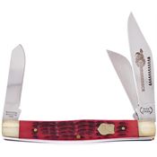 Buckcreek International 659RPB Big Diamondback Red Bone Handles