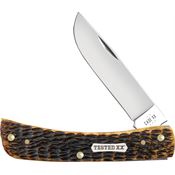 Case XX 51394 Sod Buster Jr Knife Burnt Amber Bone Handles