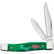 Case XX 24413 Texas Jack Knife Green Pearl Kirinite Handles