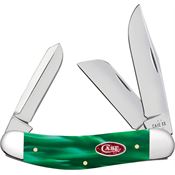 Case XX 24411 Sowbelly Green Pearl Kirinite Handles