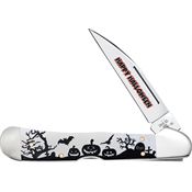 Case XX 10641 Halloween Copperlock White Smooth Handles