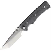 Chaves 14313 Liberation 229 Two-Tone Tanto Point Linerlock Knife Black Micarta Handles