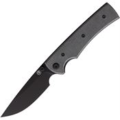 Chaves 14314 Liberation 229 Black Drop Point Linerlock Knife Black Micarta Handles