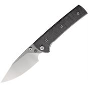 Chaves 14318 Scapegoat 229 Two-Tone Spear Point Linerlock Knife Black Micarta Handles