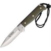 Cudeman 384GVF MT-4 Satin drop Point Rear Lock Green 10 Handles