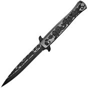 ElitEdge 10A119SB Stiletto Linerlock Knife A/O Black