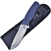 Hen & Rooster Int 006BL Satin Fixed Blade Knife Blue G10 Handles