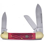 Hen & Rooster Int 353SRPB Gunboat Red Pick Bone Handles