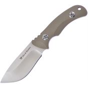 Hen & Rooster Int 02DSG10 Satin Fixed Blade Knife Desert G10 Handles