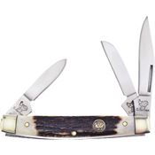 Hen & Rooster Int 273DS Stockman Knife Deer Stag Handles