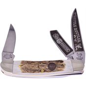 Hen & Rooster Int 283DSCR Sowbelly Cattle Rustler Stockman Knife Stag Handles