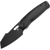 Kansept 2111A1 Orlok Nested Black Stonewash Sheepsfoot Linerlock Knife Black Stonewash Handles