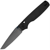 Kizer 36052TA1 Original 2 Black Tanto Clutch Lock Knife Gray Stonewash Titanium Handles