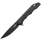 Kubey 312P Mizo Blackwash Linerlock Knife Black G10 Handles