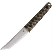 North Mountain Blade 2416CU Chop Mini Tanto Fixed Blade Knife Copper Handles