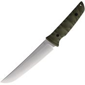 North Mountain Blade 2415GR Chop Tanto Fixed Blade Knife Green G10 Handles