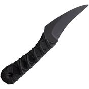 Revenant Corps 001SE Grackle Fixed Blade Knife Single Edge Black G10 Contruction