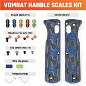 Vosteed W0106 Vombat Handle Scales Ocean