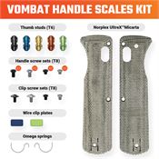 Vosteed W0103 Vombat Handle Scales Micarta