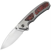 WE 240884 Corwyn Framelock Knife Lava Flow