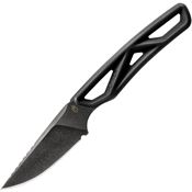 Gerber 3920 Exo-Mod Black Stonewash Fixed Blade Knife Black GFN Handles