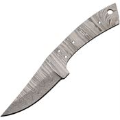 Knife Blanks DM2747 Curved Drop Point Damascus Bla