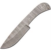 Knife Blanks DM2752 Wide Drop Point Damascus Blank