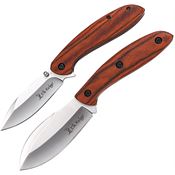 Elk Ridge SET111BN Fixed/Folder Combo Brown