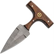 Damascus 1413 Mosiac Push Dagger