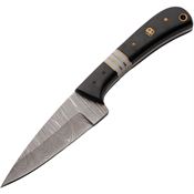 Damascus 1414 Dark Mosaic Hunting Knife