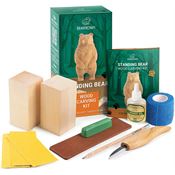 Beavercraft DIY12 Standing Bear Carving Kit
