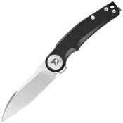 Dreamtech 3618GB Satin D2 Linerlock Knife Black G10 Handles