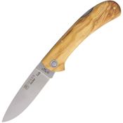 Joker NO159 Cocker Cub Satin Lockback Knife Olive Wood Handles