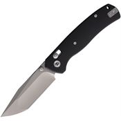 Dreamtech 4508GB Bead Blast Tanto Axis Lock Knife Black G10 Handles