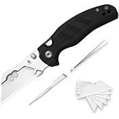 Kizer 348829JSA3 C01C Uti 1 Button Lock Knife Black