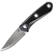 Gerber 1050243 Principle Stonewash Fixed Blade Knife Black Handles