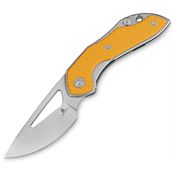 Bestech MK17B Bestechman Triassic Linerlock Knife Yellow G10 Handles