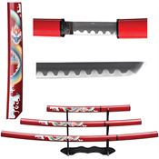 Bishamon SA122BDD Samurai Sword 3 Piece Set