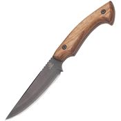 Beavercraft HGK6 Small Blued Hunter Fixed Blade Knife Walnut Handles