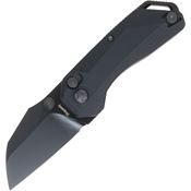 Ketuo M089 Black PVD Sandvik Tanto Rhapsody Button Lock Knife Black G10 Handles