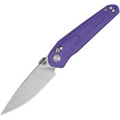 Bestech G67C Mothus Two-Tone Crossbar Lock Knife Purple G10 Handles